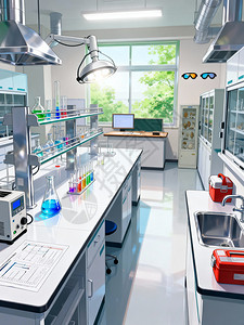 实验室耗材插画 科学研究的静默伙伴